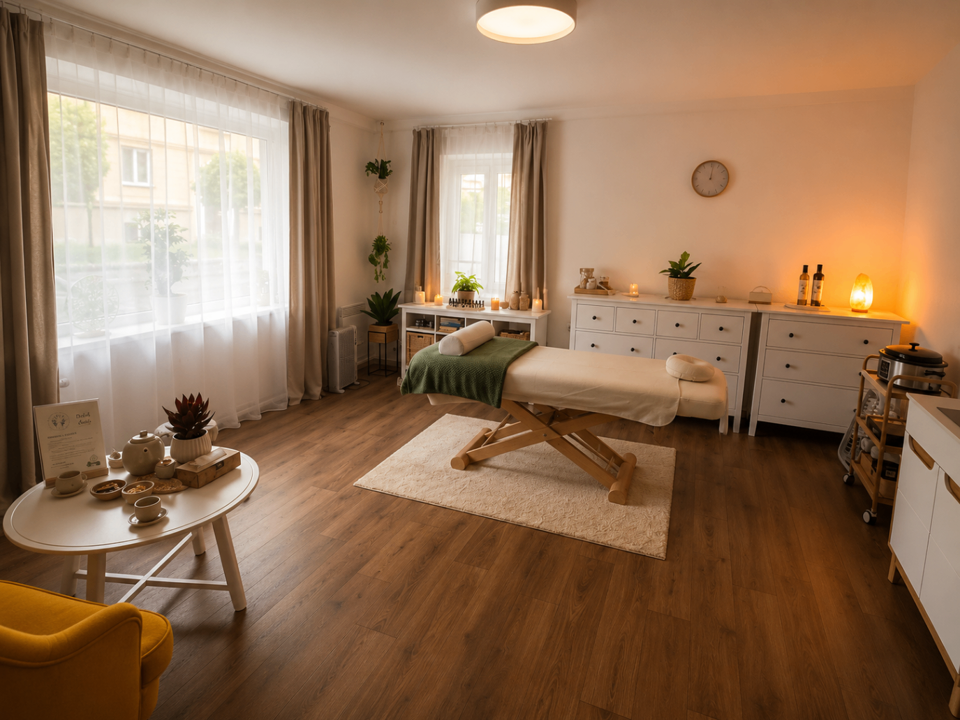 Masážní studio Dotek Duše – příjemné prostředí